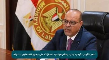 نصر أكتوبر.. توحيد جديد يعمّم مواعيد الإجازات على جميع العاملين بالدولة